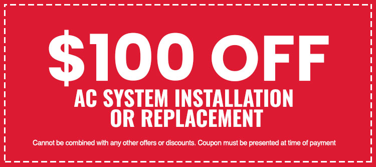 Discount on AC System Installation or Replacement